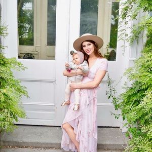 Natasha floral wrap dress